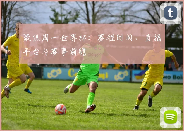 聚焦周一世界杯：赛程时间、直播平台与赛事前瞻
