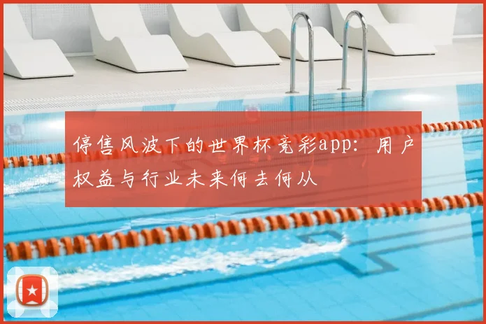 停售风波下的世界杯竞彩app：用户权益与行业未来何去何从